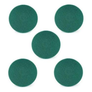 Imagem de 5 Disco British Verde 410mm Para Limpeza Piso c/ Enceradeira, 410mm