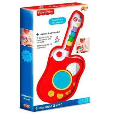 Imagem de Guitarra 3 em 1 fisher p - f00010 - Fisher Price