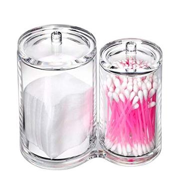 Imagem de Porta Hastes de algodão (Cotonete) e Algodão