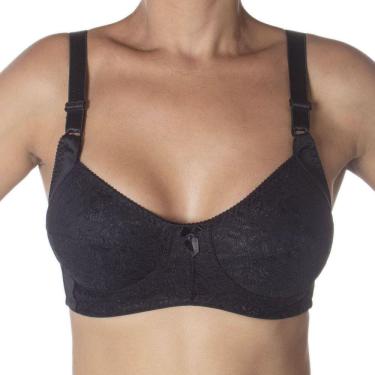 Imagem de Kit C/ 3 Sutiãs Sem Bojo Reforçados Sustentação Renda Princesa Catarina