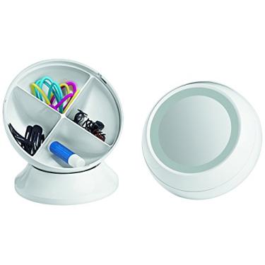 Imagem de Conair Espelho de maquiagem iluminado de um lado só; ampliação de 3x; branco
