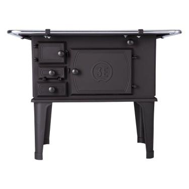 Imagem de Fogão a Lenha N1 Ferro Fundido com Grelha e Pés Removíveis 3E