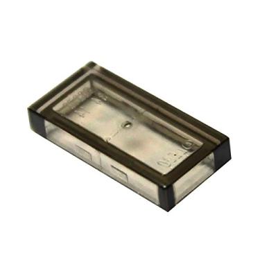 Imagem de LEGO Parts and Pieces: Transparent Black (Transparent Brown) 1x2 Tile x100
