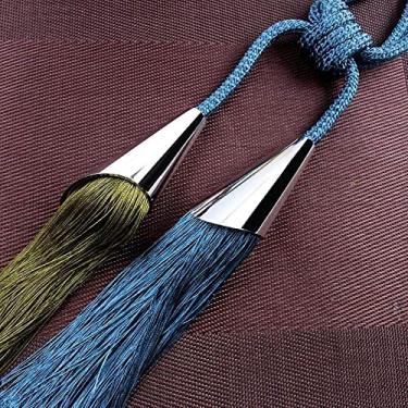 Imagem de Suportes de cortina Luxuoso e simples fivela de cortina de metal corda pendurada bola pendurada borla, T3,2 PCS