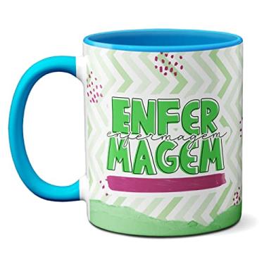 Imagem de Caneca Enfermagem Enfermeira PQ Não Tinha Vaga Para Princesa (Azul)