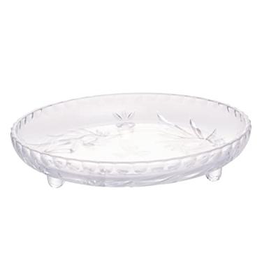 Imagem de Lyor PRATO C/3 PÉS DE CRISTAL PRIMA 18x3,5cm TRANSPARENTE