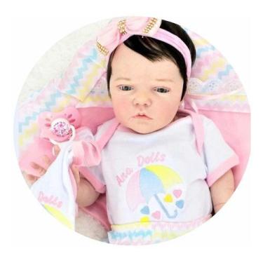 Boneca Bebe Reborn Barato Barata Super Promoção Baby Kiss - ShopJJ