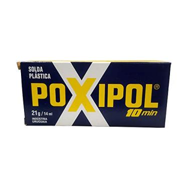 Imagem de Solda Pástica Epóxi Bicomponente Poxipol Cinza 21Gr / 14Ml