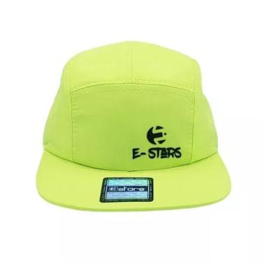 Imagem de Boné E-STARS 5Panel Amarelo Flúor Proteção UV 50+