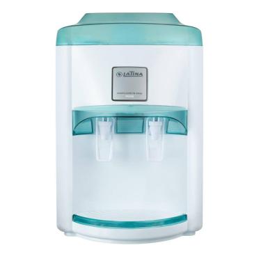 Imagem de Purificador de Água Latina PA355 com Sistema de Refrigeração por Compressor Branco com Verde 220v