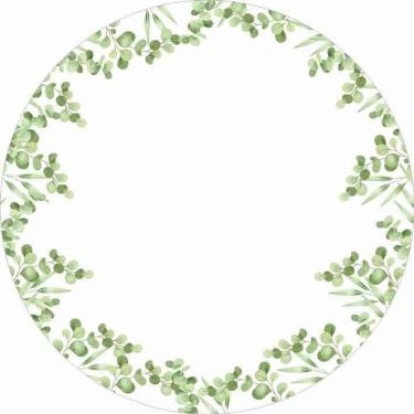 Imagem de Painel Redondo 3D Sublimado Folhagens Frd-5011