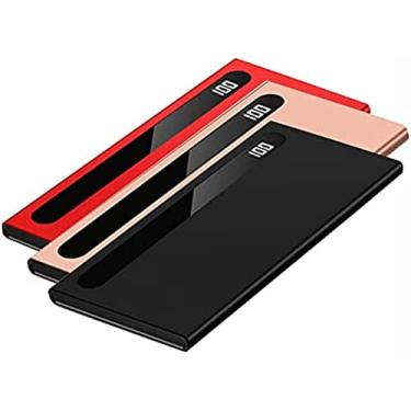 Imagem de Bateria externa de alta capacidade do banco de potência 1000000mah, carregador externo poderoso portátil do usb da indicação digital do diodo emissor de luz da capacidade ultra alta