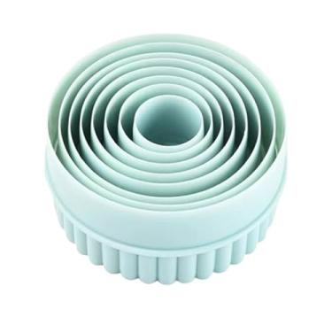 Imagem de Cortadores de biscoito Bolonie, 8 peças, cortador redondo e circular altamente versátil, perfeito para criar biscoitos e biscoitos de formato único