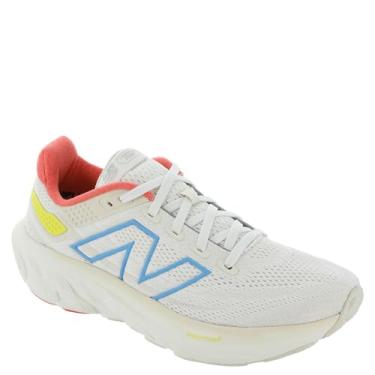 Imagem de New Balance Tênis de corrida feminino Fresh Foam X 1080 V13, Sal marinho/azul costeiro/vermelho golfo, 7.5