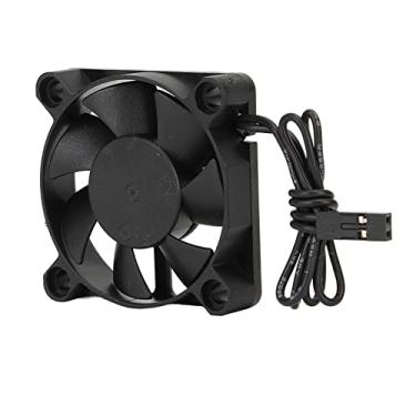 Imagem de WBTY Ventilador de resfriamento RC plástico leve velocidade rápida RC Motor Cooler para 1/10 Traxxas 7,4V preto (45 * 45 mm)