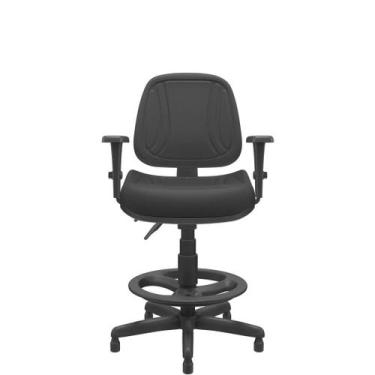 Imagem de Cadeira premium executiva backplax plus com costura braço regulávelpp 