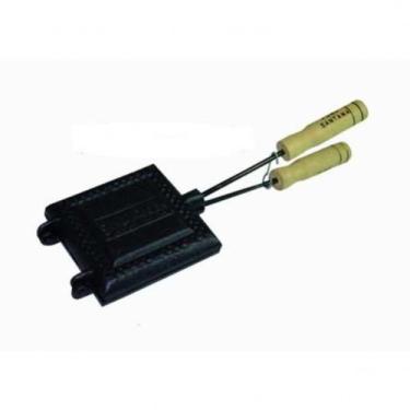 Imagem de Chapa Sanduicheira De Fogão Para Pão De Forma De Ferro Fundido  - Fund