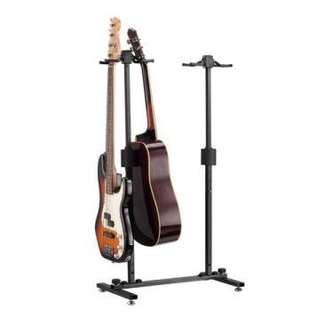 Imagem de Suporte Rack Vertical P/4 Instrumentos Violão Guitarra Baixo - Aj Som 