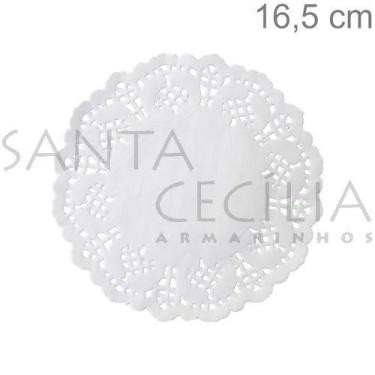 Imagem de Doilies Toalha Rendada de Papel Branca  Prática e muito elegante Podes