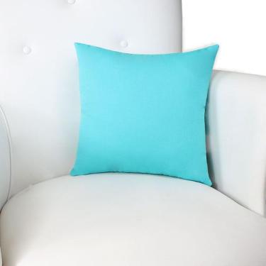 Imagem de Almofada Decorativa com Refil - Laura Baby, Azul Tiffany