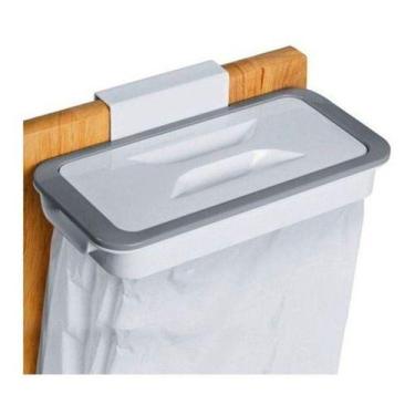 Imagem de Lixeira Para Cozinha Banheiro Cesto P/ Saco De Lixo Prático  - Novo se