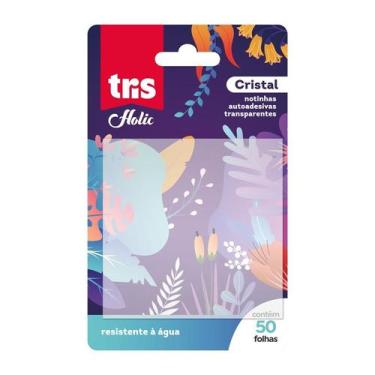 Imagem de Notas Autoadesivas Cristal Holic Garden  Cart C/ 50 Fls  Tris
