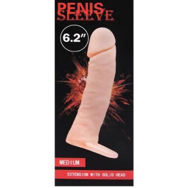 Imagem de Capa Peniana Com Extensor Extra 4Cm E Anel Escrotal