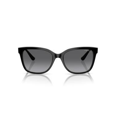 Imagem de Óculos de Sol Vogue Eyewear Polarizado 0VO5426S W44/T3 Tam 54 / Preto - Lentes Cinza Gradiente