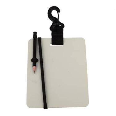 Imagem de Colaxi Placa de Ardósia de Escrita Subaquática com Clipper Clip E Lápis para