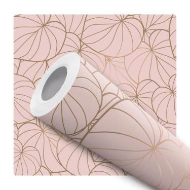 Imagem de Papel de Parede Vinílico Autoadesivo Lavável Listrado Ripas Vertical V