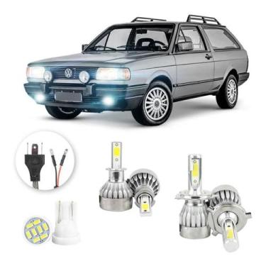 Imagem de Lampadas Led Volkswagen Parati 1991 A 1996 H4 H3 20000lm - V10, Branco