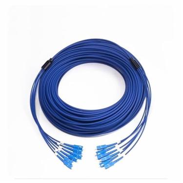 Imagem de LC SC FC Armored Cable Fibra Optica Internet,4 Cores,6 Cores,8 Cores,Single Mode Patch Cord,Fiber Optic Equipment 200m,250m(LC UPC 4-core 200m)