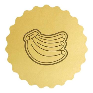 Imagem de Cortador Biscoito Frutinha Bananinha Bonitinha - DOCE IMPRESSO,  9,5cm