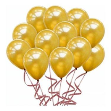 Imagem de Balão Bexiga Liso Decoração Festa 9 Polegadas C/ 25 Und - Top Fest Bru