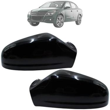 Imagem de Kit 02 Capa Retrovisor Astra 2009 2010 Ate 2011 - METAGAL