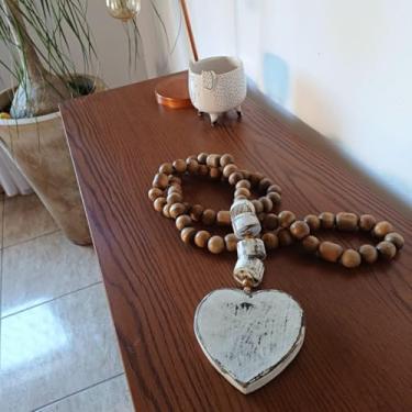 Imagem de Colar de mesa decorativo rustico - G