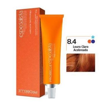 Imagem de Coloração Especialista Probelle 8.4 Louro Claro Acobreado 50 G