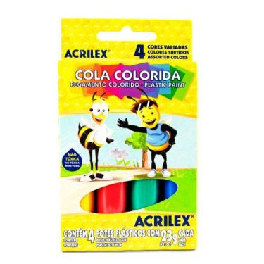 Imagem de Cola colorida 23g 4 un Acrilex