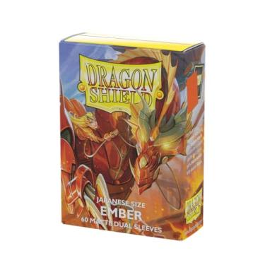 Imagem de Ember - Matte Dual Sleeves - Japanese Size | 60 CT - Smooth & Tough Premium TCG Sleeves - Compatible with Yu-Gi-Oh, Naruto, Cardfight & Vanguard |