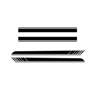 Imagem de Adesivos Laterais Para Carro Mercedes Benz GLA Series AMG Capô Vinil D