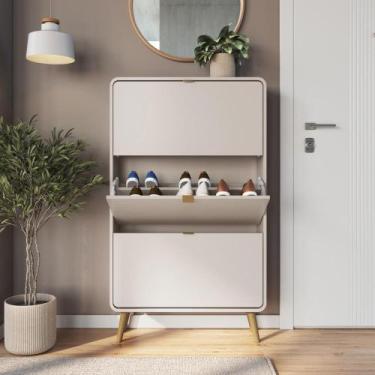 Imagem de Sapateira Vertical Armário Organizador 03 Portas para 18 pares de Calç