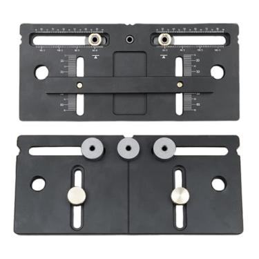 Imagem de Rrlihjgu Gabarito Para Ferragens De Armário | Modelo Ajustável De Puxadores Para Móveis | Guia De Modelos Precisos Para Prateleiras Gavetas E Portas | Puxadores Construção De Móveis E Armários