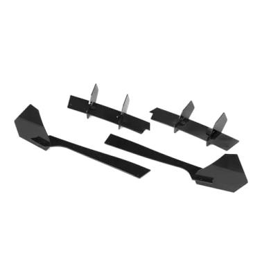 Imagem de Compatível com Mustang 2018 2019 2020 2021 Para-choque traseiro, spoiler, difusor traseiro, divisores laterais, lâmina, acessório automotivo modificado, substituição(18-23 rear Blade)