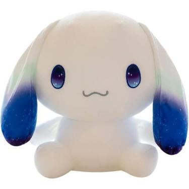 Imagem de HUOGUO Cachorro Branco Bichos de Pelúcia Fofo Orelha Grande Cachorro B