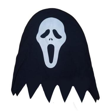 Imagem de Máscara Pânico Ghost Face Tecido Adulto Fantasia Halloween