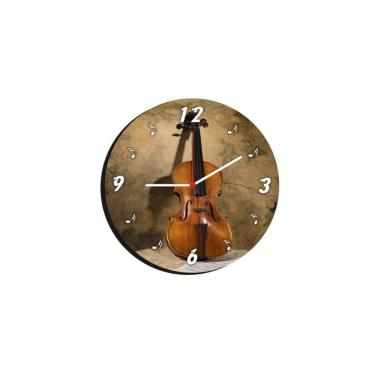 Imagem de Relógio De Parede Decorativo Estilo Música 04