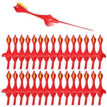 Imagem de Besta de Goma Namii W con 30 Pollitos de Juguete Rojos para Niños