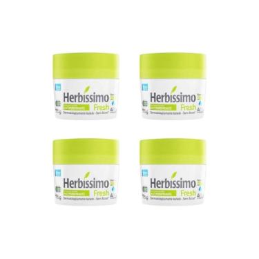 Imagem de Desodorante Creme Herbíssimo 55G Fresh - Kit Com 4Un