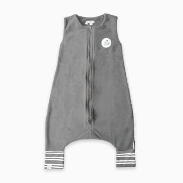 Imagem de Saco de dormir infantil com pé Soft Cinza, Lefante, Cinza, 4