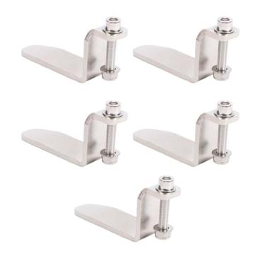 Imagem de Jiawu Gancho de Viga de Ferramenta Pneumática, Gancho Universal Em Forma de L de Aço Inoxidável para Pistola de Pregos de Ar, para Martelo de Ar, Pistola de Sopro de Ar